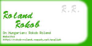 roland rokob business card